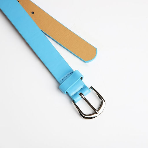 Ремень детский, ширина 2.3 см, пряжка металл, цвет голубой - Simaland фото 2