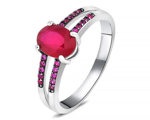 Кольцо, рубин корунд , нанорубин, SL-RIC72