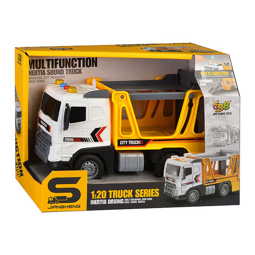 Машина "Автовоз. Перевозчик" (свет, звук) в коробке