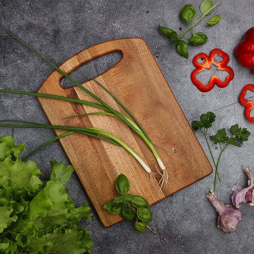 Доска разделочная из акации "TalleR" 33х24х1,5см, прямоугольная (Китай)