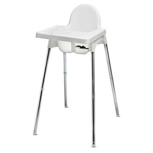 Стульчик для кормления, с разборными ножками, белый