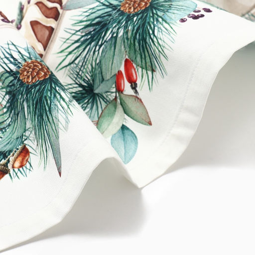 Скатерть новогодняя Этель New Years treat, 150?180 см 3 см с ВГМО, 100% хлопок, саржа 190 г/м?