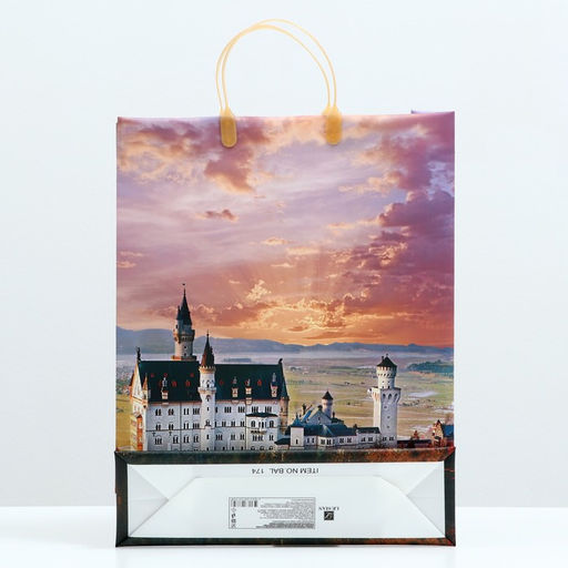 Цена за 10 шт. Пакет "Замок в Баварии", мягкий пластик, 42 x 32 см, 130 мкм