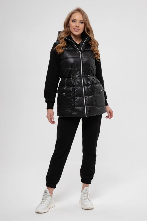 ЖИЛЕТ М-511ЧЕРНЫЙ - А+б коллекция фото 2