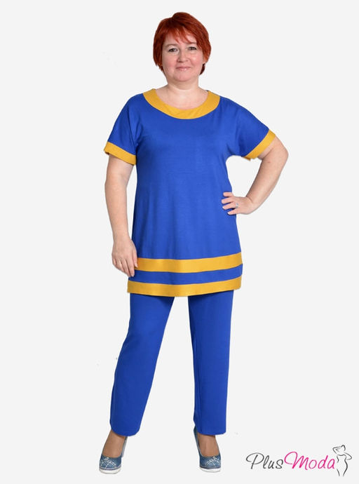 Туника Модель №64 размеры 50-72 - Plusmoda фото 2