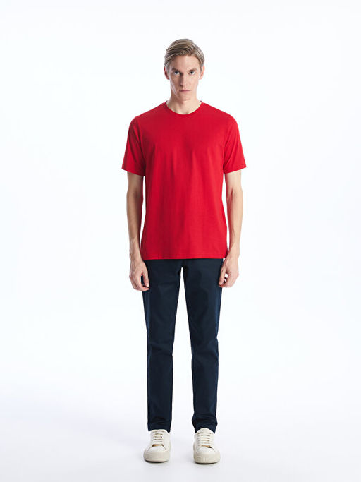 Bisiklet Yaka Penye Erkek Ti??rt