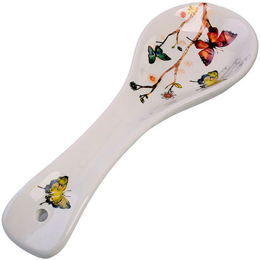 60117 Подставка для ложки 22,3см Бабочки в саду доломит LR (х72) - Mayer&boch фото 2