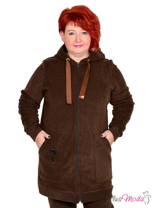 Толстовка Модель №1442 размеры 44-84 - Plusmoda фото 2