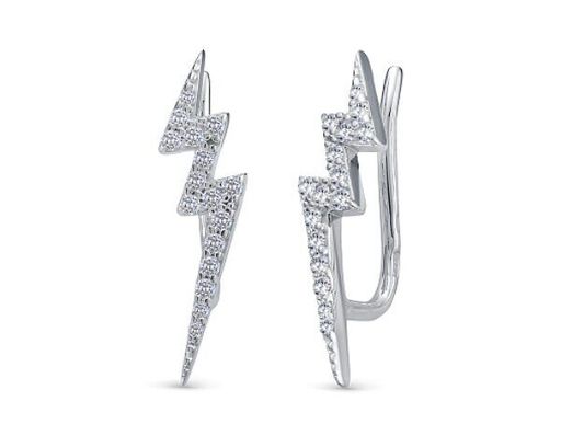 Серьги из серебра куб.циркон., В10-1552