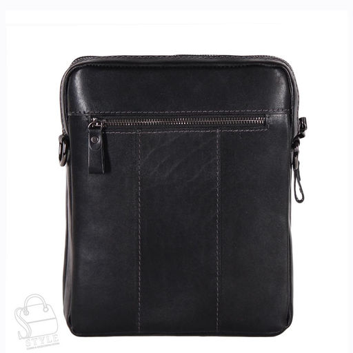 Сумка мужская кожаная 4105-1TR black Tough Ryder в Новосибирске