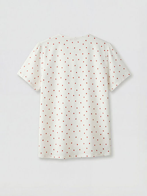 Bebe Yaka Puantiyeli Hamile Pijama ?st?