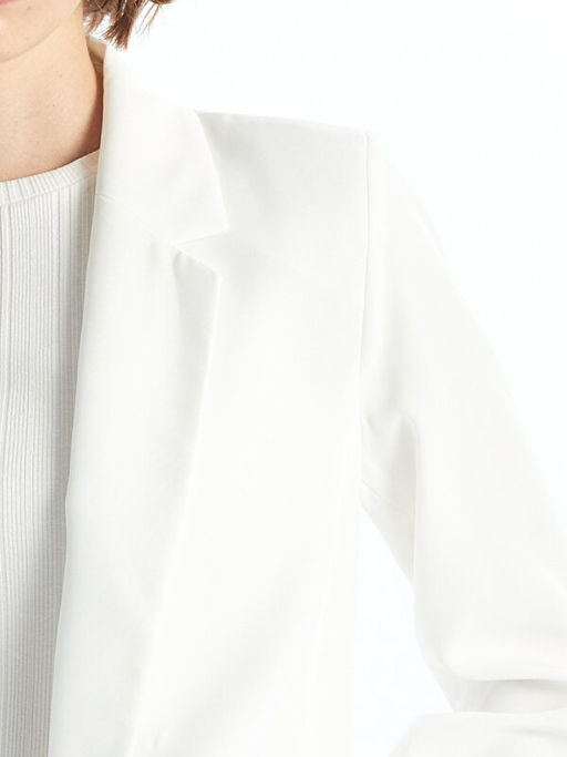 Krep Kad?n Blazer Ceket