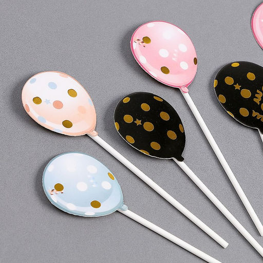 Украшение для торта Волшебные шарики, в наборе 9 шт. - Страна карнавалия фото 2