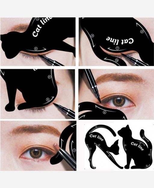 Трафареты для макияжа Кошки набор из 2 шт. 9046424 - Yiwu youda import & export co фото 2