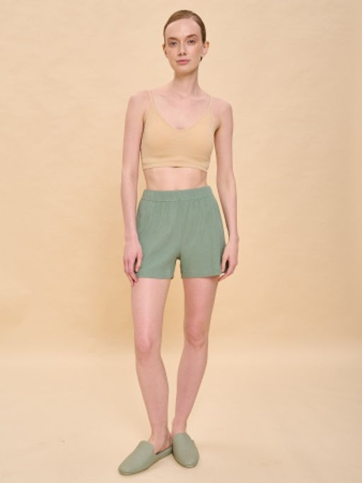 PELICAN, шорты женские, Светло-зеленый