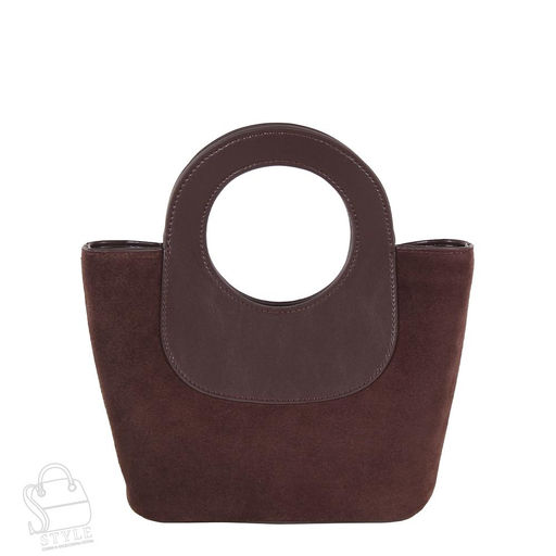 Сумка женская кожаная 56075BDAA coffee Baidou