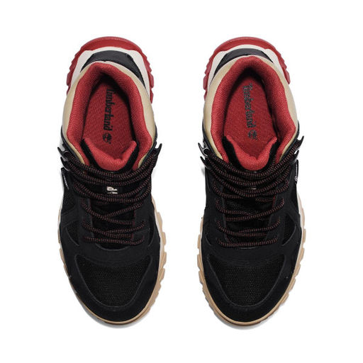 Женские кроссовки для активного отдыха Timberland Lincoln Peak Lite Mid Leather WP черные  фото 2