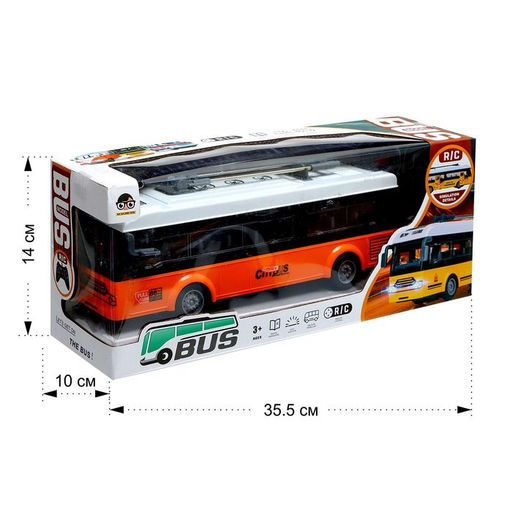 Троллейбус радиоуправляемый Город, открываются двери, световые эффекты, работает от батареек - Simaland фото 8