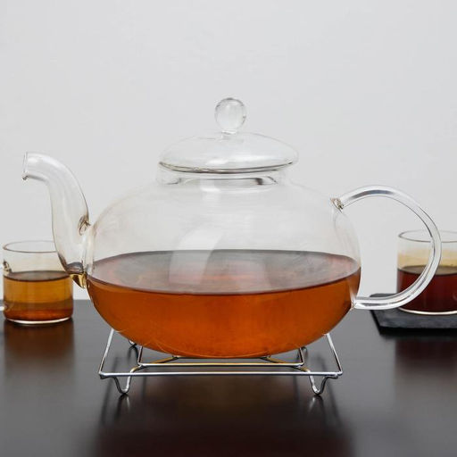 Подставка под горячее на ножках Доляна «Квадрат», 14×14×2 см, хром