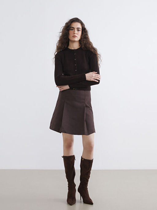 Bisiklet Yaka Kad?n Triko H?rka