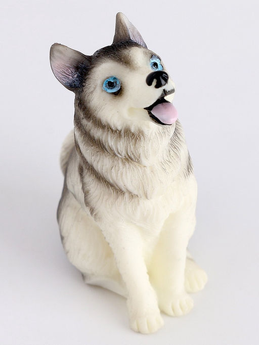 Миниатюра кукольная «Сибирский хаски»