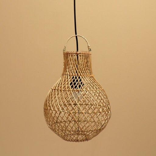 Светильник потолочный из ротанга «Рони», 1×120 Вт, Е27, 32×32×43 см