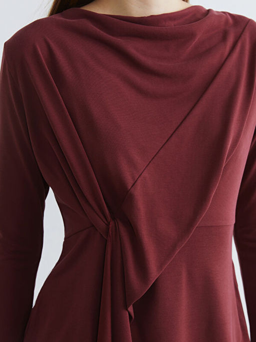 D?k?ml? Yaka B?zg?l? Bluz