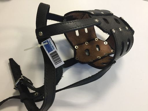 Намордник №7 глухой, сенбернар, дог, 809