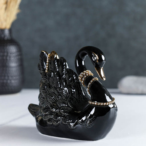 Статуэтка Лебедь черный / B3025-4A /уп 36/ - Галеонтрейд фото 3
