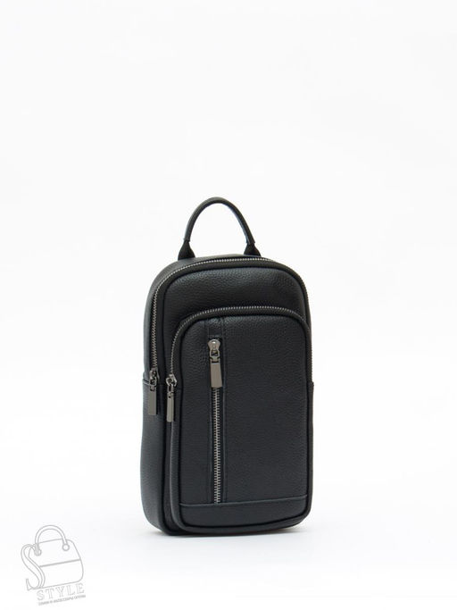 Рюкзак мужской кожаный 1101H black Heanbag