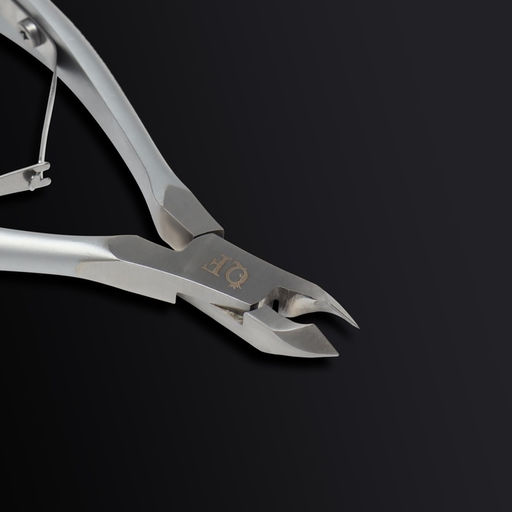 Кусачки маникюрные для кутикулы «Премиум сатин», матовые, двойная пружина, 12 см, длина лезвия-6 мм