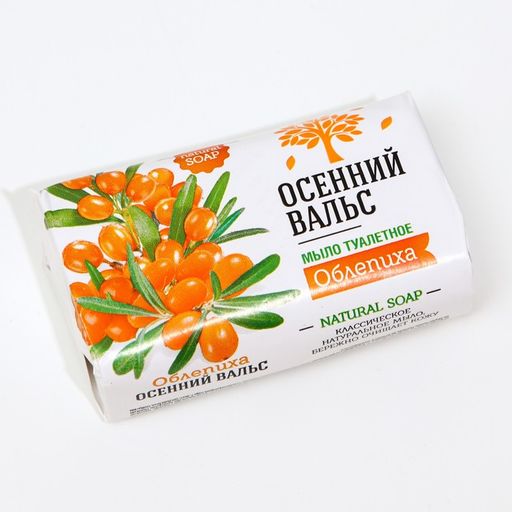 Цена за 4 шт. Туалетное мыло Осенний вальс Облепиха, 75 г - Simaland фото 3