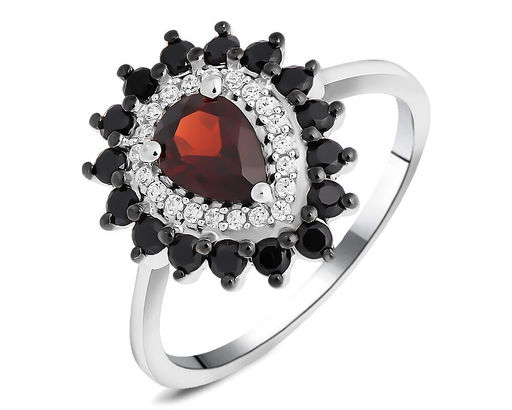 Кольцо, гранат , шпинель, Дарина