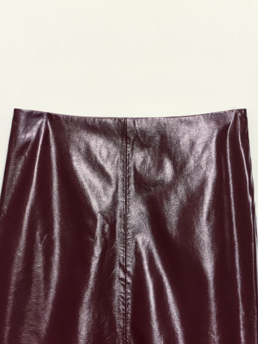 Юбка миди из искусственной кожи / Zarina