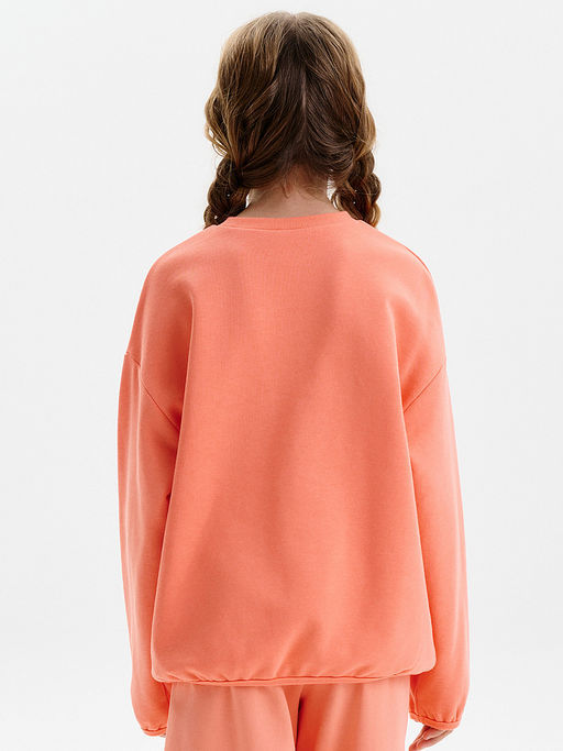 PELICAN, толстовка для девочек, Персиковый  фото 4