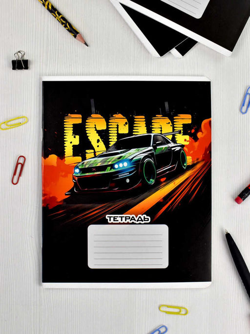 Тетрадь школьная ученическая, 24 л, клетка, арт. 66694/ 20 ОГНЕННАЯ ТАЧКА /А5+, мягкий переплёт (2 скобы), обложка - выборочный УФ-лак, мелованный картон 190 г/м?, Упаковка Ассорти/