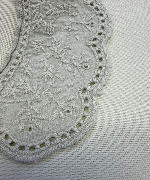 Блузка с воротником 33-87301 бежевый - Mini maxi фото 5