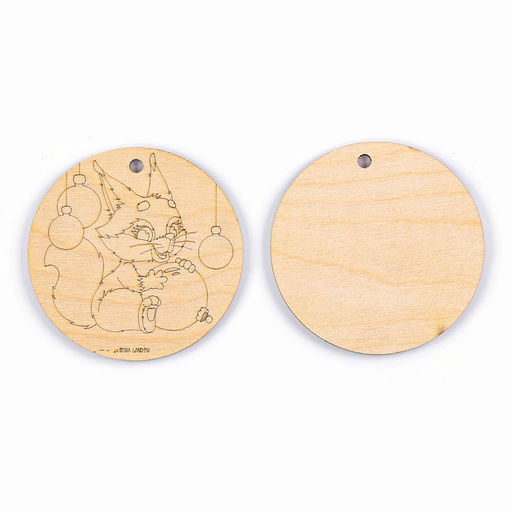 Заготовки для творчества на новый год «Шары», с карандашами