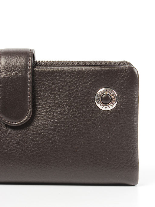 LACCOMA кошелек LA-1090-темно-коричневый натуральная кожа  фото 3
