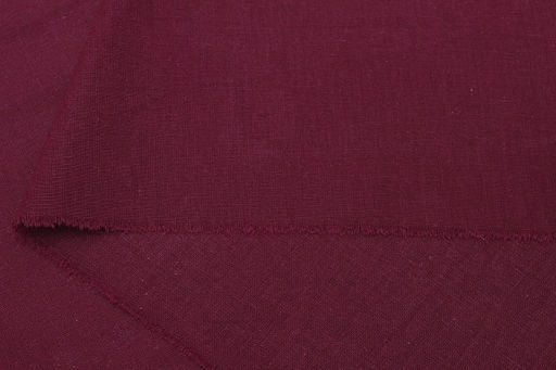 Поплин цв.Темный бордово-вишневый, ш.2.2м, хлопок-100%, 110гр/м.кв - Купава фото 2