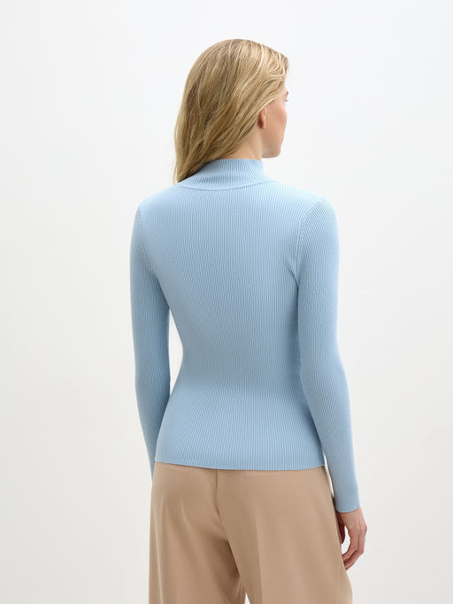 Conso/KTL 240731 - blue Водолазка женская  фото 4