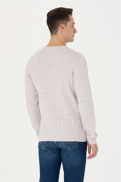 U. S. Polo Assn Мужской базовый свитер из каменного меланжа - U.s. polo assn фото 13