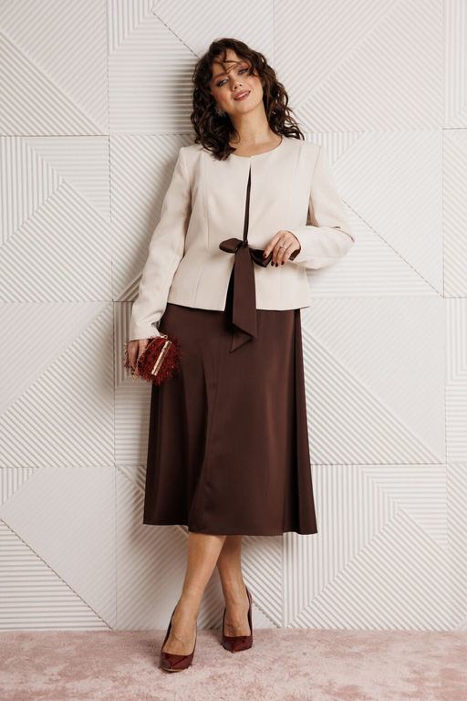 Костюм Mubliz 332-Р шоколад+беж