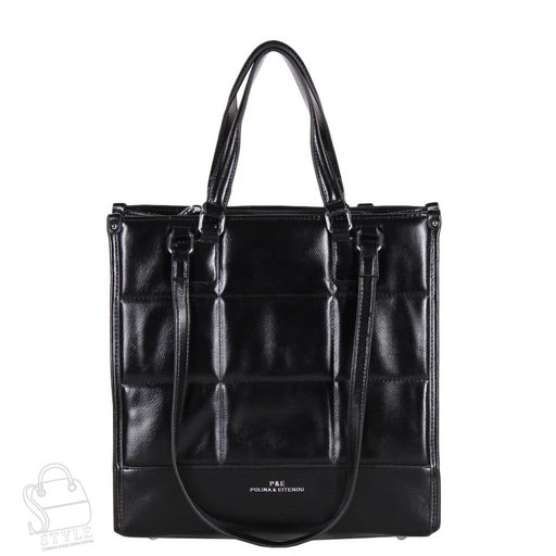 Сумка женская  1550-1K-01 black Polina&Eiterou/50 в Новосибирске