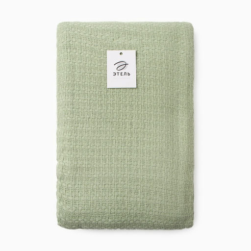 Плед «Этель» Waffle, 220×240 см, 340 г/м², оливковый