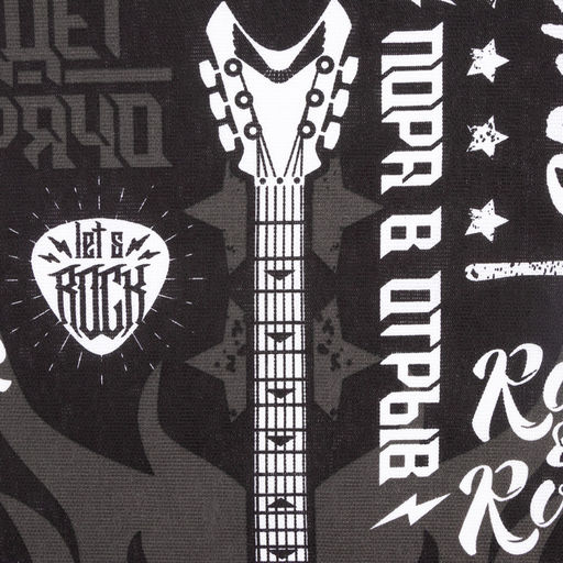 Набор кухонных полотенец Доляна Rock'n'roll 35х60см-4шт, 100% хл  фото 13