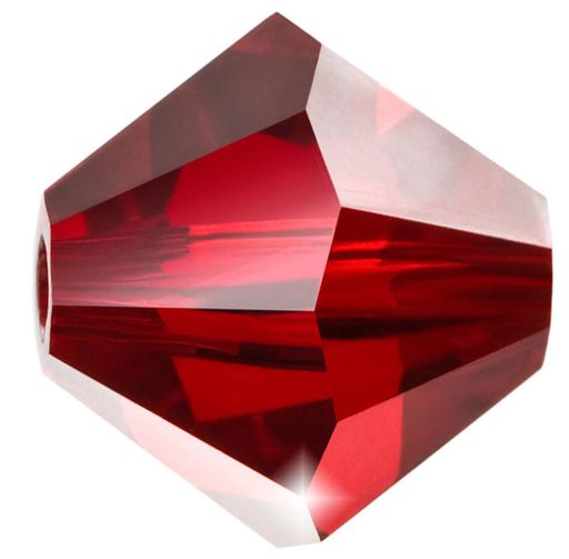 Бусина Чехия PRECIOSA бусины 451-69-302 цветн. 3.6 х 4 мм 24 шт т.красный (siam 90090)