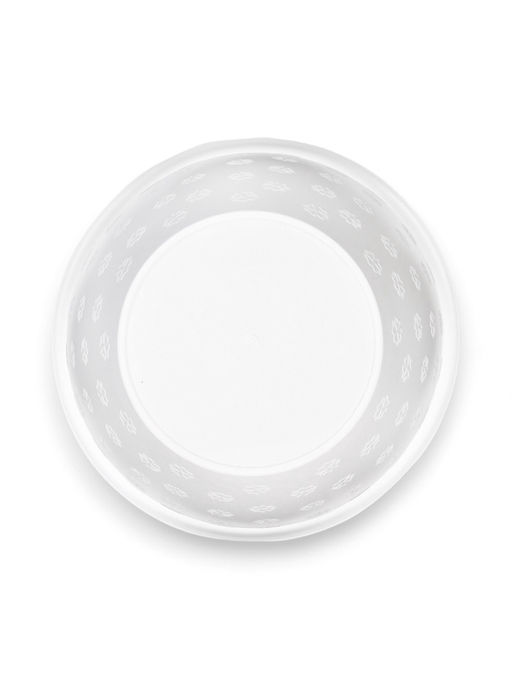 Горшок для цветов «Цветочек», 3.6 л, d=21.5 см, h=16.5 см, пластиковый, белый