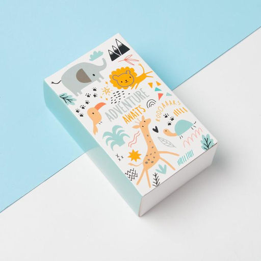 Носки для мальчика «Крошка Я. Сафари», набор 4 пары, белые, 10-12 см