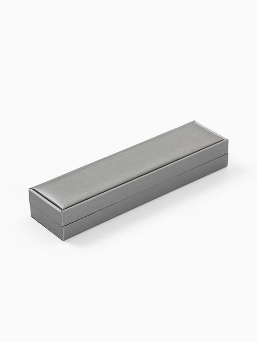 Футляр под браслет/цепочку/часы «Квадро» классический, 22×5.5, серый